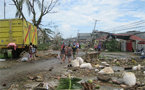 フィリピン台風の被災状況
