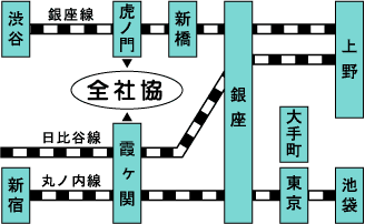 全社協周辺の簡単な路線図